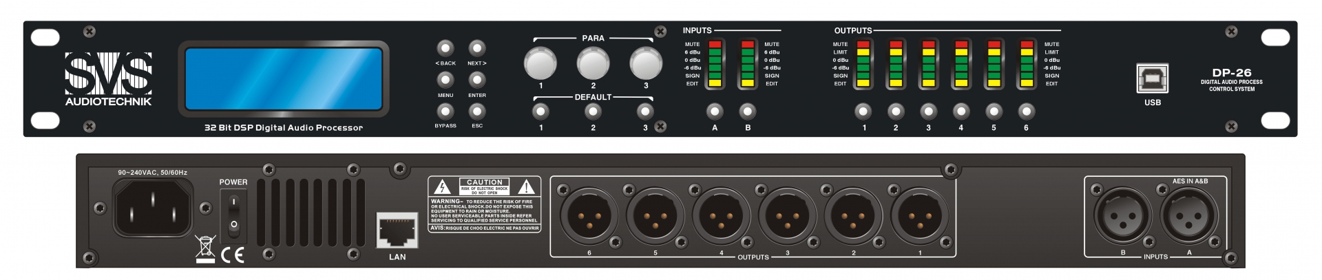 SVS Audiotechnik DP-26 Цифровой процессор: 2 входа 6 выходов в Балаково