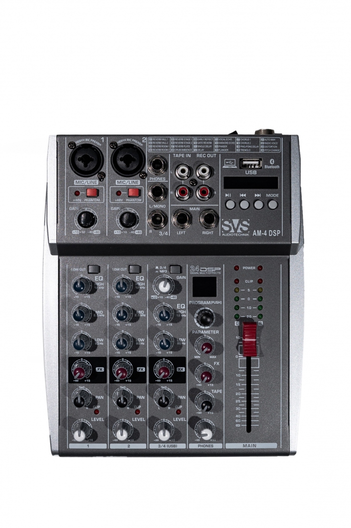 SVS Audiotechnik mixers AM-4 DSP Аналоговый микшерный пульт, 4-канала в Балаково