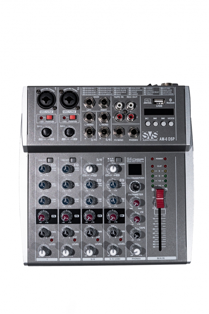 SVS Audiotechnik mixers AM-6 DSP Микшерный пульт аналоговый, 6-канальный SVS Audiotechnik mixers в Балаково