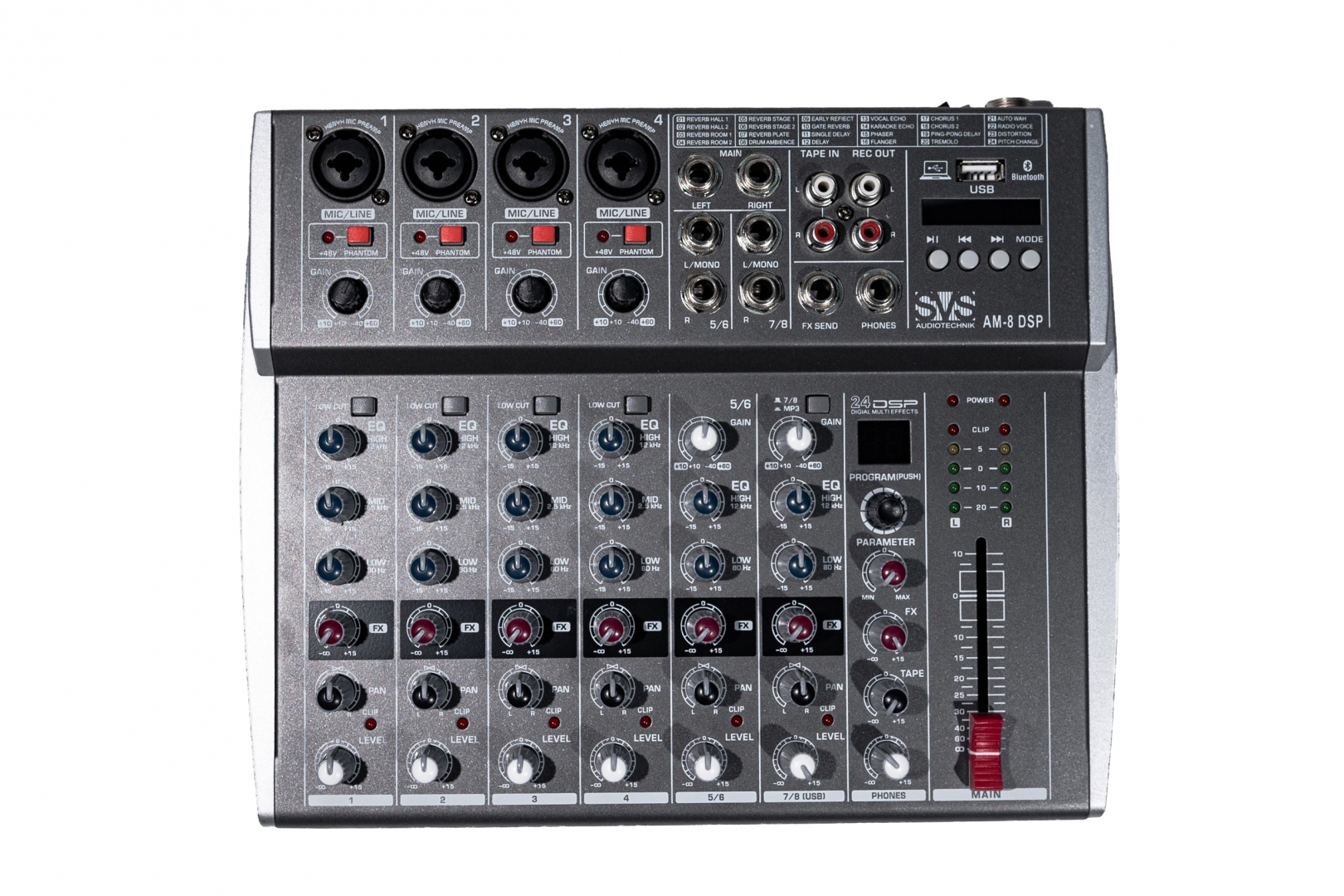 SVS Audiotechnik mixers AM-8 DSP Микшерный пульт аналоговый, 8-канальный в Балаково
